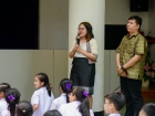 พิธีแสดงตนเป็นพุทธมามกะและกิจกรรมบริหารจิตเจริญปัญญา ระดับชั ... Image 214