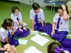 พิธีแสดงตนเป็นพุทธมามกะและกิจกรรมบริหารจิตเจริญปัญญา ระดับชั ... Image 219
