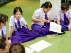 พิธีแสดงตนเป็นพุทธมามกะและกิจกรรมบริหารจิตเจริญปัญญา ระดับชั ... Image 223