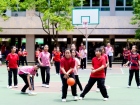 การแข่งขันกีฬาแชร์บอล ระดับชั้น ป.4 - ป.5 โครงการกีฬาสีสัมพั ... Image 53