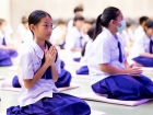 พิธีแสดงตนเป็นพุทธมามกะ ระดับชั้น ป.6 ปีการศึกษา 2569 Image 25