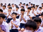 พิธีแสดงตนเป็นพุทธมามกะ ระดับชั้น ป.6 ปีการศึกษา 2569 Image 34