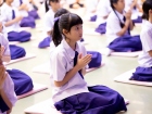 พิธีแสดงตนเป็นพุทธมามกะ ระดับชั้น ป.6 ปีการศึกษา 2569 Image 56