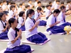 พิธีแสดงตนเป็นพุทธมามกะ ระดับชั้น ป.6 ปีการศึกษา 2569 Image 57