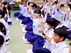 พิธีแสดงตนเป็นพุทธมามกะ ระดับชั้น ป.6 ปีการศึกษา 2569 Image 63