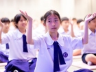 พิธีแสดงตนเป็นพุทธมามกะ ระดับชั้น ป.6 ปีการศึกษา 2569 Image 86