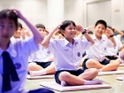 พิธีแสดงตนเป็นพุทธมามกะ ระดับชั้น ป.6 ปีการศึกษา 2569 Image 88