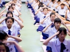 พิธีแสดงตนเป็นพุทธมามกะ ระดับชั้น ป.6 ปีการศึกษา 2569 Image 92