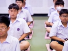 พิธีแสดงตนเป็นพุทธมามกะ ระดับชั้น ป.6 ปีการศึกษา 2569 Image 100