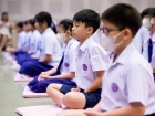 พิธีแสดงตนเป็นพุทธมามกะ ระดับชั้น ป.6 ปีการศึกษา 2569 Image 102