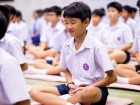 พิธีแสดงตนเป็นพุทธมามกะ ระดับชั้น ป.6 ปีการศึกษา 2569 Image 104