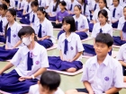 พิธีแสดงตนเป็นพุทธมามกะ ระดับชั้น ป.6 ปีการศึกษา 2569 Image 107