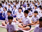พิธีแสดงตนเป็นพุทธมามกะ ระดับชั้น ป.6 ปีการศึกษา 2569 Image 112