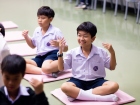 พิธีแสดงตนเป็นพุทธมามกะ ระดับชั้น ป.6 ปีการศึกษา 2569 Image 139