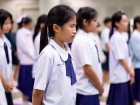 พิธีแสดงตนเป็นพุทธมามกะ ระดับชั้น ป.6 ปีการศึกษา 2569 Image 186