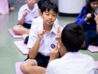พิธีแสดงตนเป็นพุทธมามกะ ระดับชั้น ป.6 ปีการศึกษา 2569 Image 206