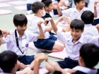 พิธีแสดงตนเป็นพุทธมามกะ ระดับชั้น ป.6 ปีการศึกษา 2569 Image 228