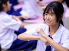 พิธีแสดงตนเป็นพุทธมามกะ ระดับชั้น ป.6 ปีการศึกษา 2569 Image 247