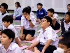 พิธีแสดงตนเป็นพุทธมามกะ ระดับชั้น ป.6 ปีการศึกษา 2569 Image 273