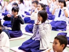 พิธีแสดงตนเป็นพุทธมามกะ ระดับชั้น ป.6 ปีการศึกษา 2569 Image 289