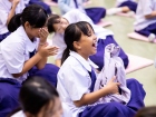 พิธีแสดงตนเป็นพุทธมามกะ ระดับชั้น ป.6 ปีการศึกษา 2569 Image 294