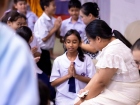 พิธีแสดงตนเป็นพุทธมามกะ ระดับชั้น ป.6 ปีการศึกษา 2569 Image 305