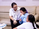 พิธีแสดงตนเป็นพุทธมามกะ ระดับชั้น ป.6 ปีการศึกษา 2569 Image 313