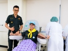 นักศึกษาวิชาทหารร่วมบริจาคโลหิตตามโครงการ “เติมโลหิต เพื่อชา ... Image 29
