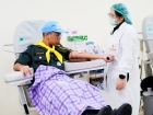 นักศึกษาวิชาทหารร่วมบริจาคโลหิตตามโครงการ “เติมโลหิต เพื่อชา ... Image 34