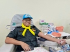 นักศึกษาวิชาทหารร่วมบริจาคโลหิตตามโครงการ “เติมโลหิต เพื่อชา ... Image 14