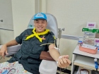 นักศึกษาวิชาทหารร่วมบริจาคโลหิตตามโครงการ “เติมโลหิต เพื่อชา ... Image 17