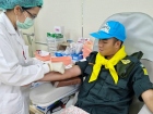 นักศึกษาวิชาทหารร่วมบริจาคโลหิตตามโครงการ “เติมโลหิต เพื่อชา ... Image 11