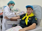 นักศึกษาวิชาทหารร่วมบริจาคโลหิตตามโครงการ “เติมโลหิต เพื่อชา ... Image 13