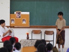 การแสดงละครพูด เรื่อง เห็นแก่ลูก ของนักเรียนขั้นมัธยมศึกษาปี ... Image 76