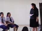 การแสดงละครพูด เรื่อง เห็นแก่ลูก ของนักเรียนขั้นมัธยมศึกษาปี ... Image 156
