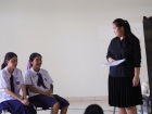 การแสดงละครพูด เรื่อง เห็นแก่ลูก ของนักเรียนขั้นมัธยมศึกษาปี ... Image 157